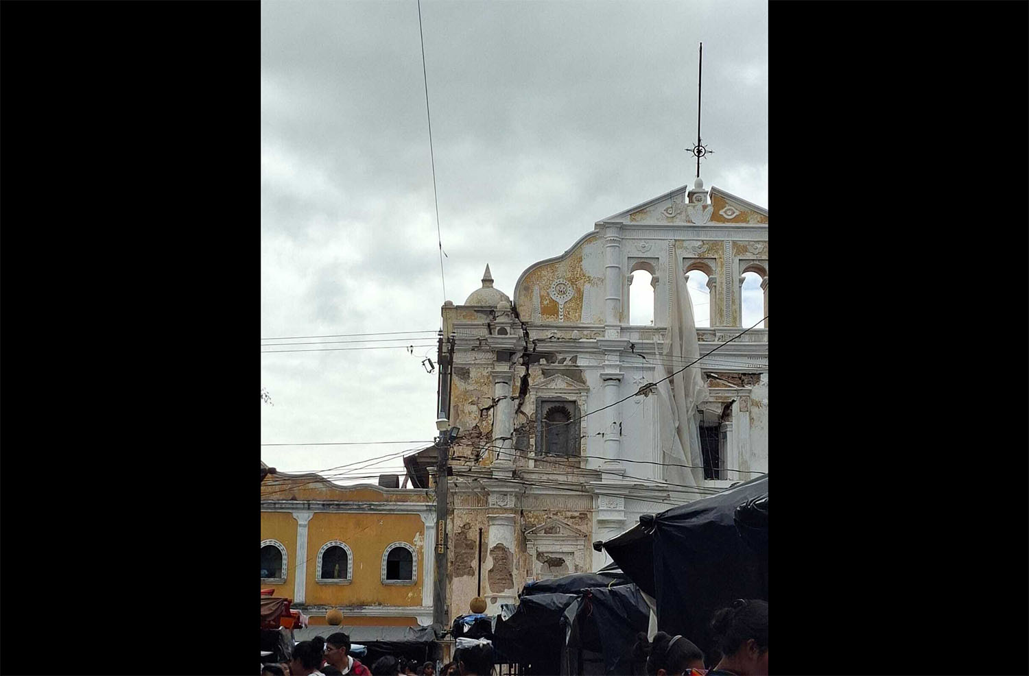 guatemala-earthquake The Catholic Church in Santa Maria de Jesus sustained significant damage during the earthquake last week.