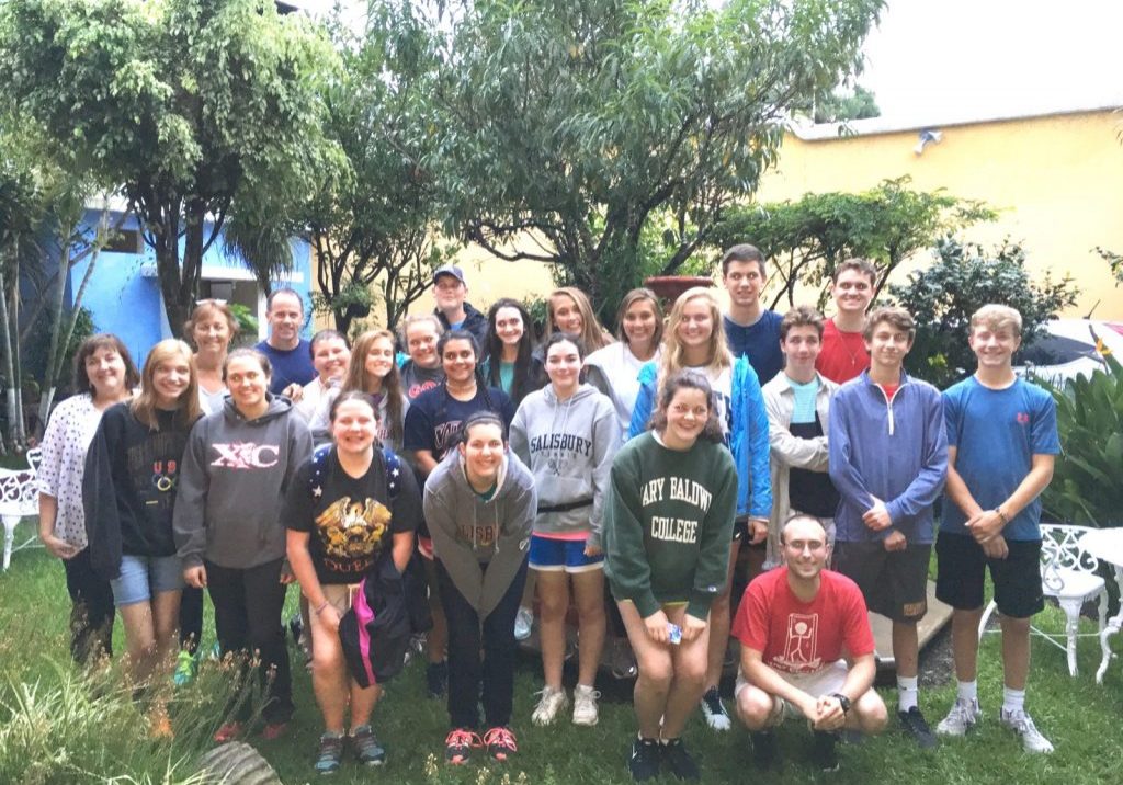 StJohns1stNight On Sunday, July 2, 20 high school students and five chaperones from St. John's Lutheran Church in Salisbury, North Carolina, arrived in Antigua to spend a week serving Escuela Integrada.